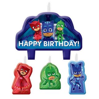 PJ Masks - Birthday Candle Set