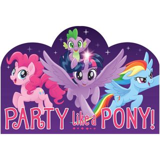 My Little Pony Friendship Adventures - Postcard Invitations