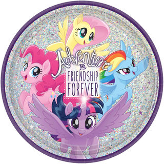 My Little Pony Friendship Adventures - 23cm Prismatic Plates