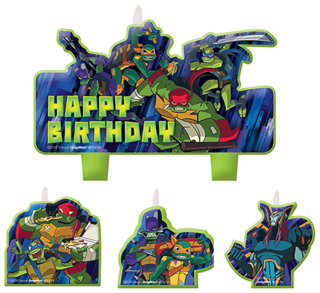 Rise of the Teenage Mutant Ninja Turtles - Birthday Candle Set