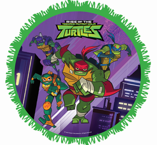 Rise of the Teenage Mutant Ninja Turtles - Expandable Pull String Drum Pinata