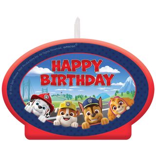 Paw Patrol Adventures - Birthday Candle