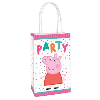 Peppa Pig Confetti - Party Paper Kraft Bags