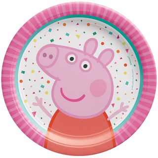 Peppa Pig Confetti - 17cm Plates