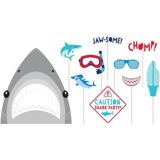 Shark Party - Photo Booth Props Assorted Designs