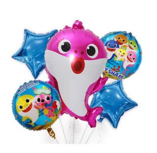Mommy Shark - Foil Balloon Set