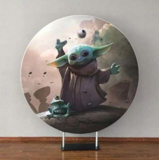 Yoda Round Backdrop - $130 DIY