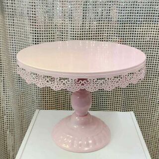 30cm Pink Cake Stand - $10
