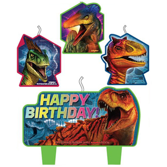 Jurassic World - Birthday Candle Set