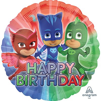 PJ Masks - 45cm Happy Birthday Foil Balloon