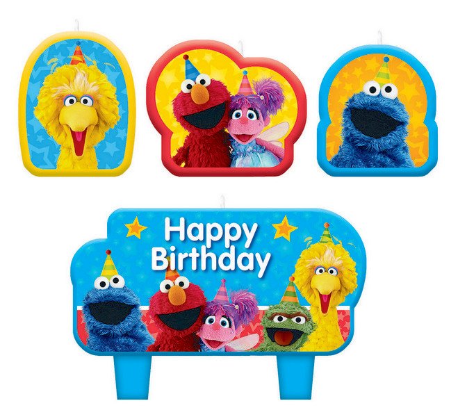 Sesame Street - Birthday Candle Set