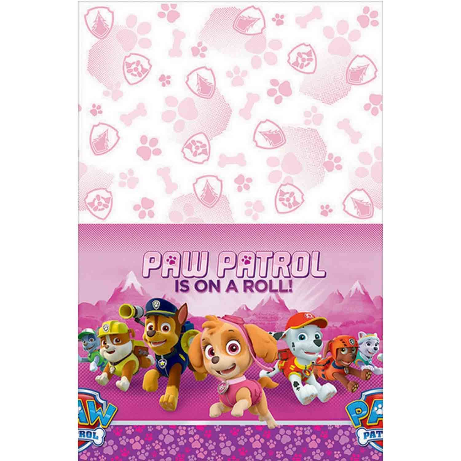 Paw Patrol Girl - Plastic Tablecover