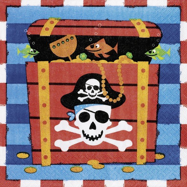 Pirate's Treasure - Lunch Napkins