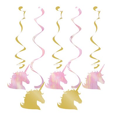 Unicorn Sparkle - Dizzy Danglers Hanging Swirls