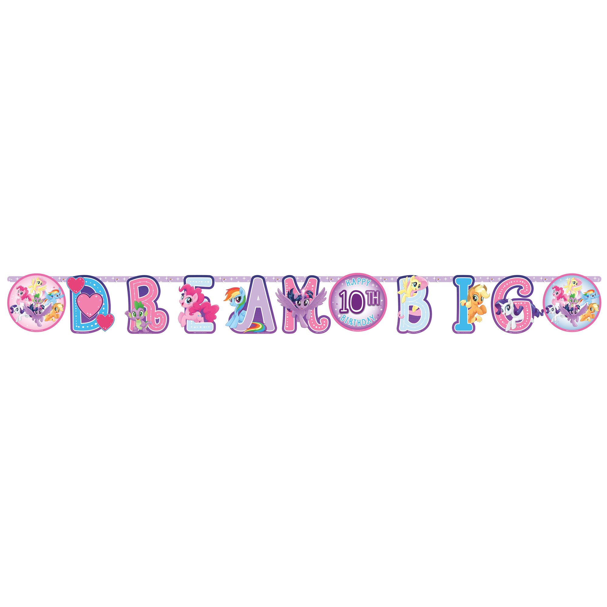 My Little Pony Friendship Adventures - Jumbo Add-An-Age Letter Banner