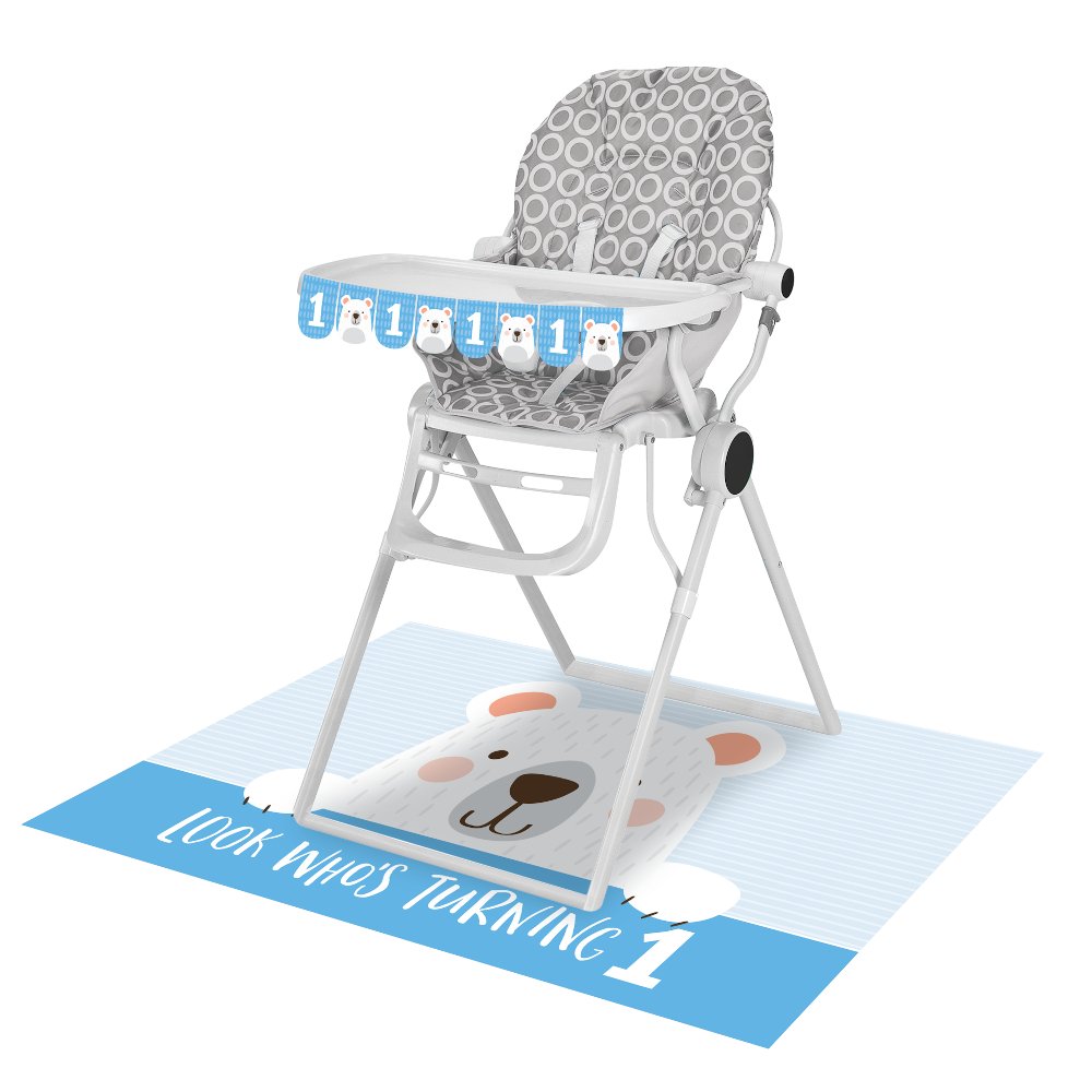 1st Birthday Bear - High Chair Kit