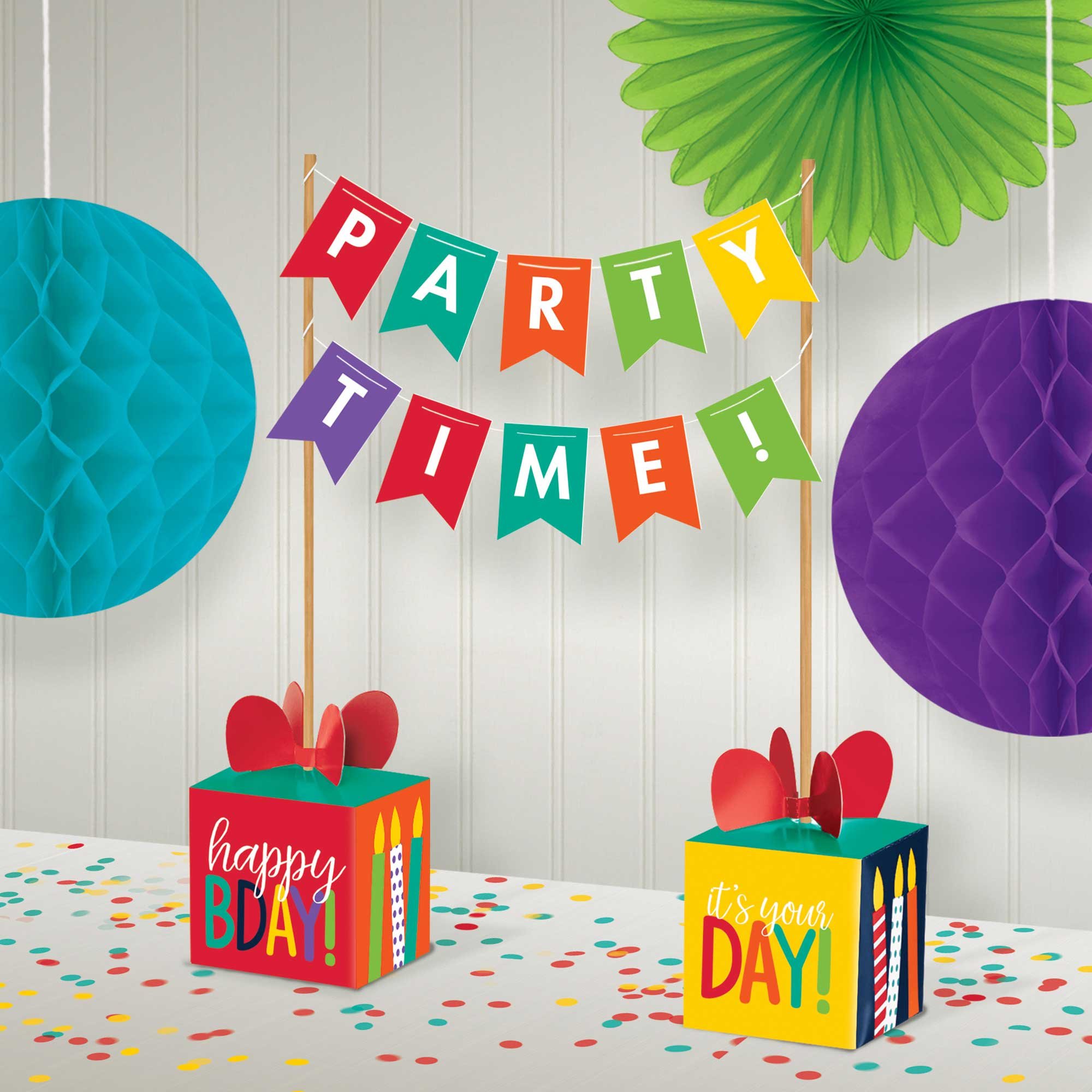Rainbow - Happy Birthday Table/ Banner Kit