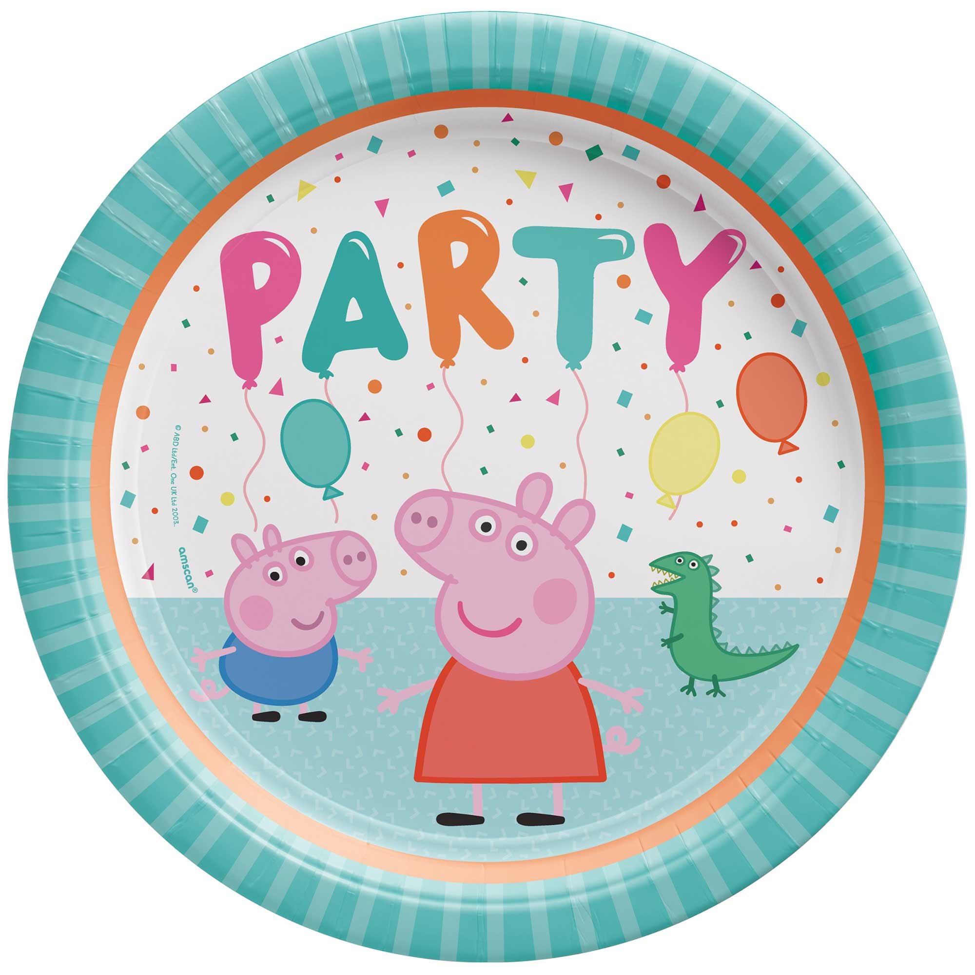 Peppa Pig Confetti - 23cm Plates