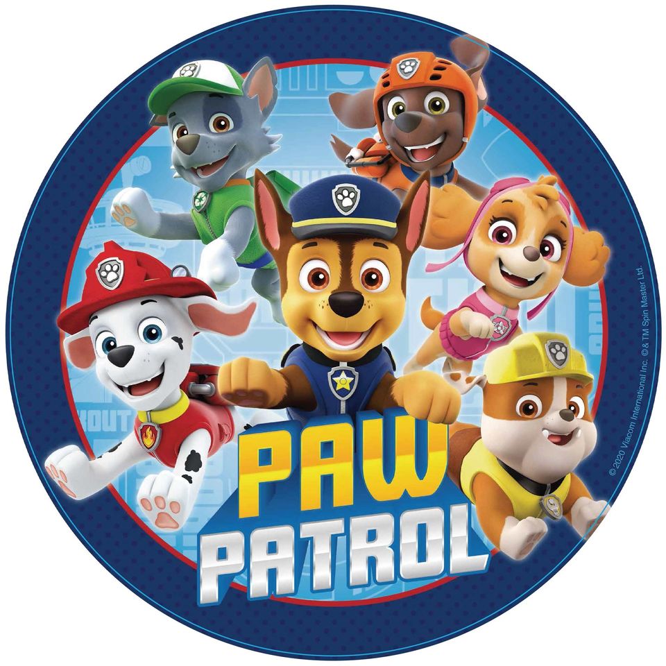 Paw Patrol - Expandable Pull String Drum Pinata