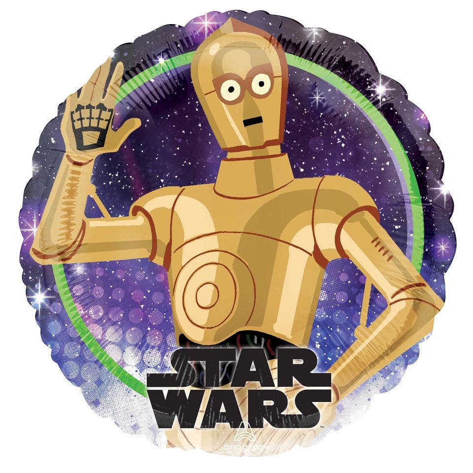Star Wars Galaxy - C3PO 45cm Foil Balloon