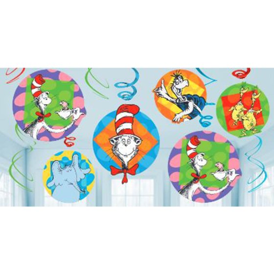 Dr. Seuss - Spiral Decorations