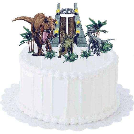 Jurassic Into The Wild - Cake Topper Kit