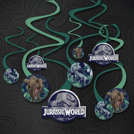 Jurassic Into The Wild - Spiral Decorations