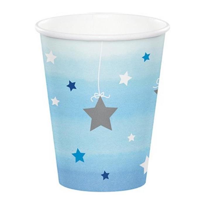 One Little Star Boy Paper Cups