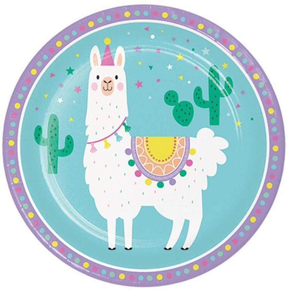 Llama Party - 23cm Plates