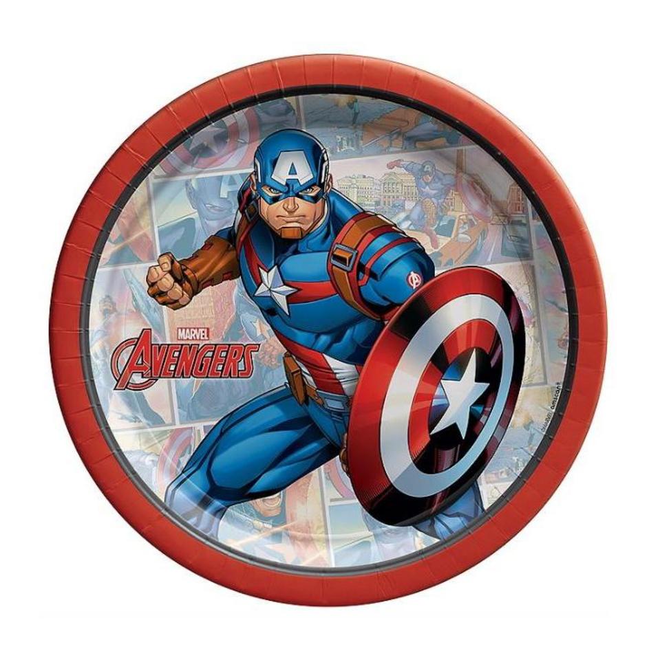 Marvel Avengers - Captain America 17cm Plates