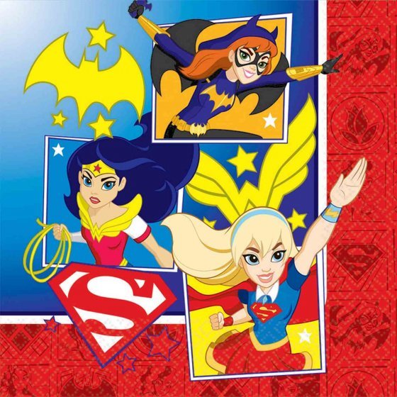 DC Superhero Girls - Napkins