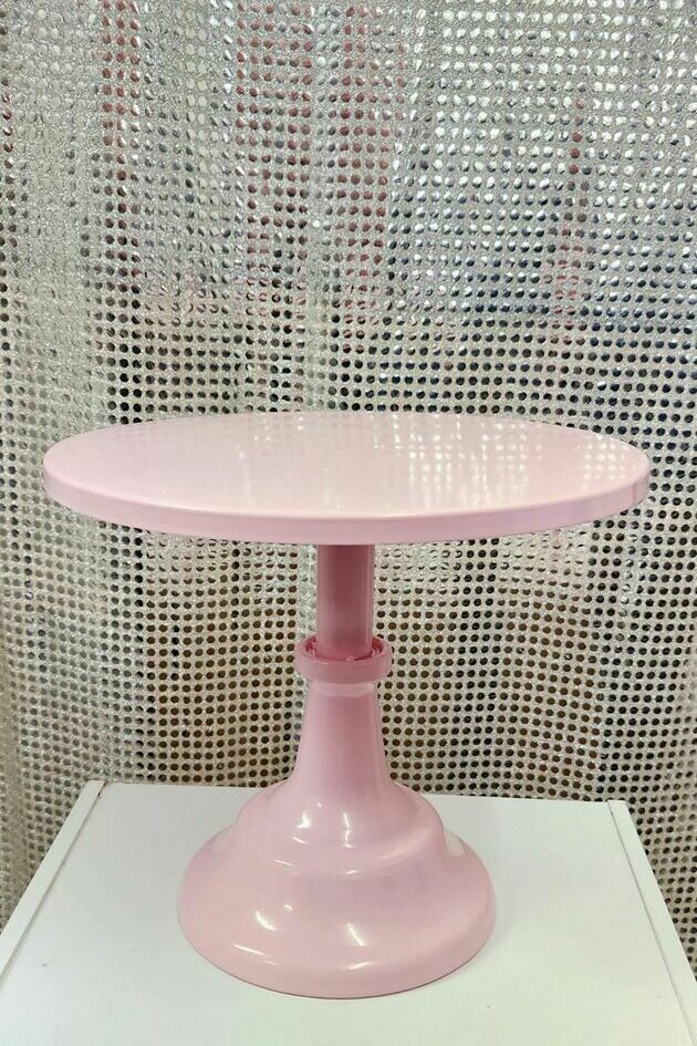 25cm Pink Cake Stand - $8