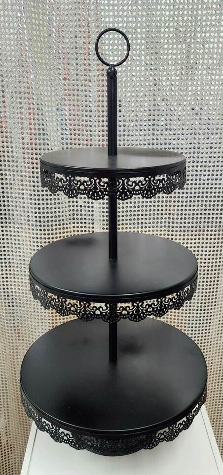 Tiered Black Cupcake Stand - $15